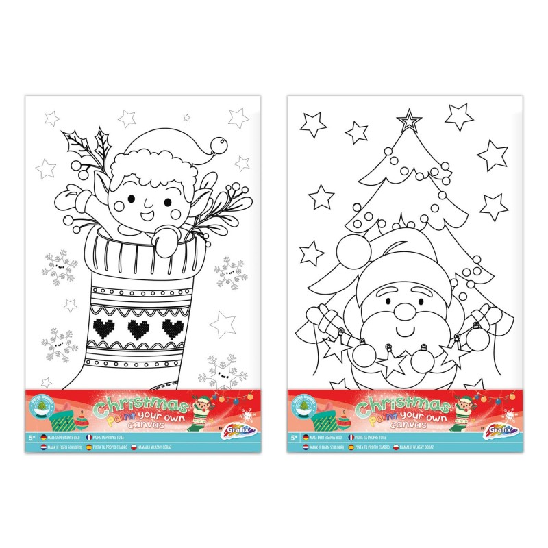 XMAS Maak je eigen Kerst Schilderij met Stickers