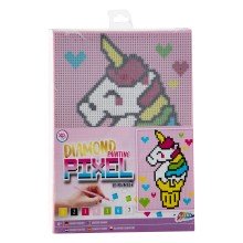Pixel op Nummer Canvas - Eenhoorn