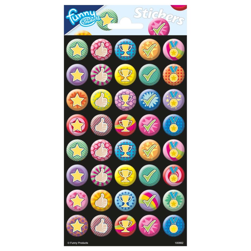 Stickervel Beloningen