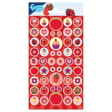 Stickervel met Geur - Aardbeien