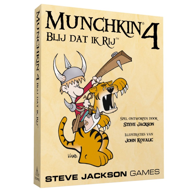 Munchkin 4 - Blij Dat Ik Rij Kaartspel