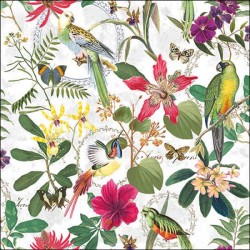 Serviettes Ambiente Jungle Tropicale 33x33cm