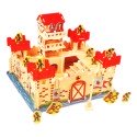 Houten Kasteel met Accessoires
