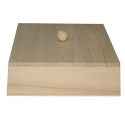 Kist Vierkant met Losse Deksel Paulownia Hout