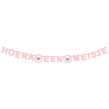Letterguirlande - Hoera een Meisje