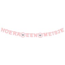 Letterguirlande - Hoera een Meisje