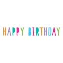 Letterslinger Happy Birthday, 6mtr.