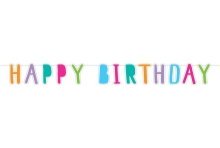 Letterslinger Happy Birthday, 6mtr.