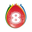 Cijfer Ballonnen 8 jaar, 8st.