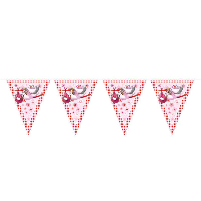 Roze Vlaggenlijn, 6mtr.
