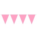 Roze Mini Vlaggenlijn, 3mtr.