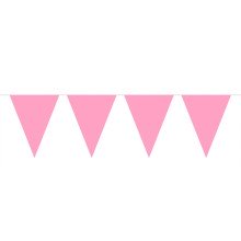 Roze Mini Vlaggenlijn, 3mtr.