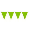Limegroene Mini Vlaggenlijn, 3mtr.