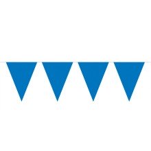 Blauwe Mini Vlaggenlijn, 3mtr.