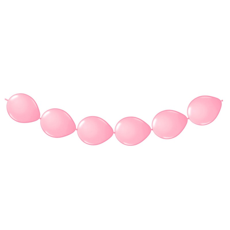Roze Knoopballonnen, 8st.