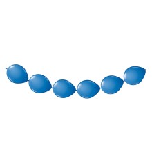 Blauwe Knoopballonnen, 8st.