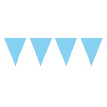 Vlaggenlijn XL Lichtblauw, 10mtr.