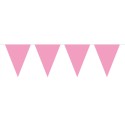 Vlaggenlijn XL Roze, 10mtr.