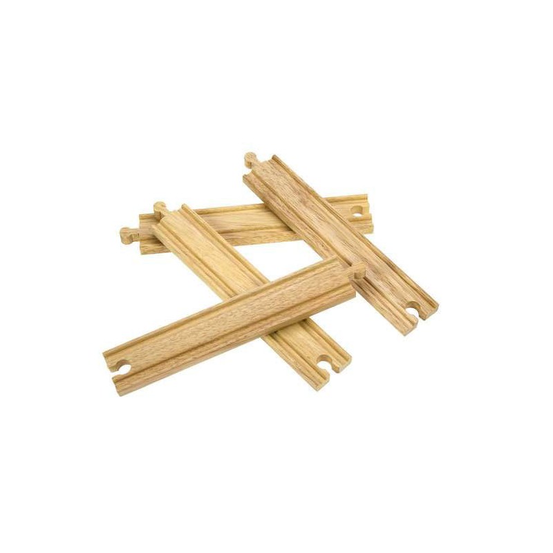 Bigjigs Houten Rails - Recht Lang