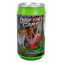 Driftin Cars Mini Raceauto in Blik - Rood