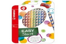 STABILO EASYcolors Kleurpotloden Rechtshandig, 12st. + Punte