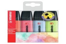 STABILO BOSS ORIGINAL Pastel Markeerstiften, 4st.