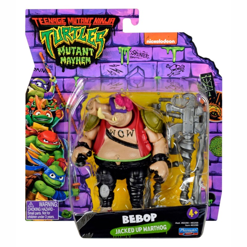Teenage Mutant Ninja Turtles Speelfiguur - Bebop Jacked Up