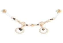 Houten Kinderwagenketting met Clip Eekhoorn