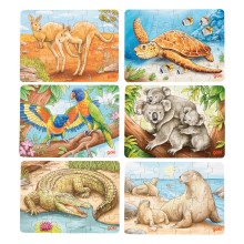 Goki Houten Mini Puzzel - Down Under