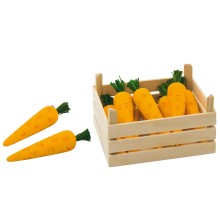 Goki Houten Wortels in Kist, 10dlg.
