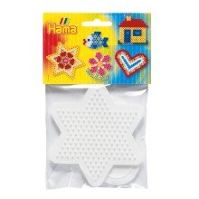 Hama Strijkkralenbordjes - Hart en Ster