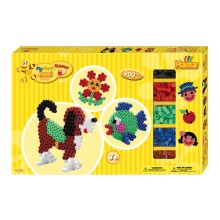 Hama Strijkkralenset Maxi - Geel, 900st.