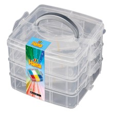 Hama Strijkkralen Opbergbox Klein met 3 Lades
