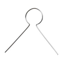 Metalen hanger - Verzilverd, 50st.
