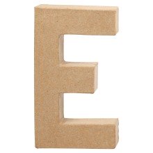 Letter Papier-maché - E, 20,5cm