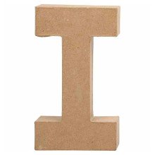 Letter Papier-maché - I, 20,5cm