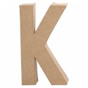 Letter Papier-maché - K, 20,5cm