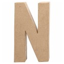 Letter Papier-maché - N, 20,5cm