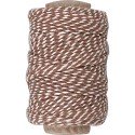 Katoenkoord Bruin/Wit, 50m