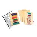 Colorations - Houten Loom Weefgetouw, Set van 12