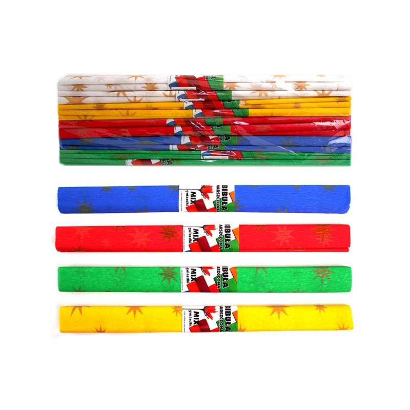 Crêpepapier Sterren, Set van 10