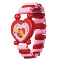 Houten Horloge - Hart