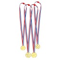 Lot de 4 Médailles Ø 3,5cm