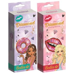 Grafix Besties Diamond painting sleutelhanger