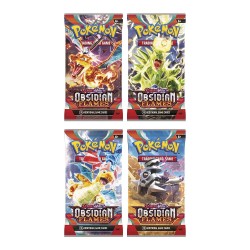 Booster de Flammes d'Obsidienne Écarlate et Violette du JCC Pokémon