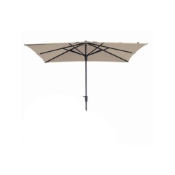 Parasol Syros vierkant opdraai 280x280cm ecru