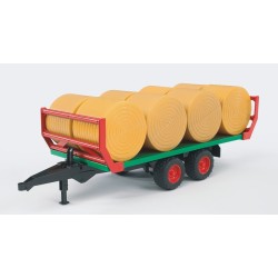 Bruder Balentransporter met 8 strobalen