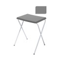 Table pliante 37x51xh69cm gris foncé