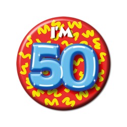 Paperdreams Bouton petit - j'ai 50 ans