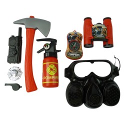 Coffret de jeu pompiers 7 pièces